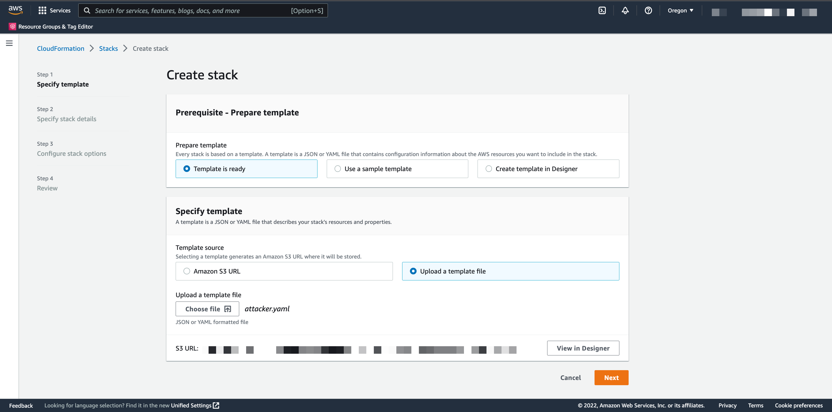 CreateStack