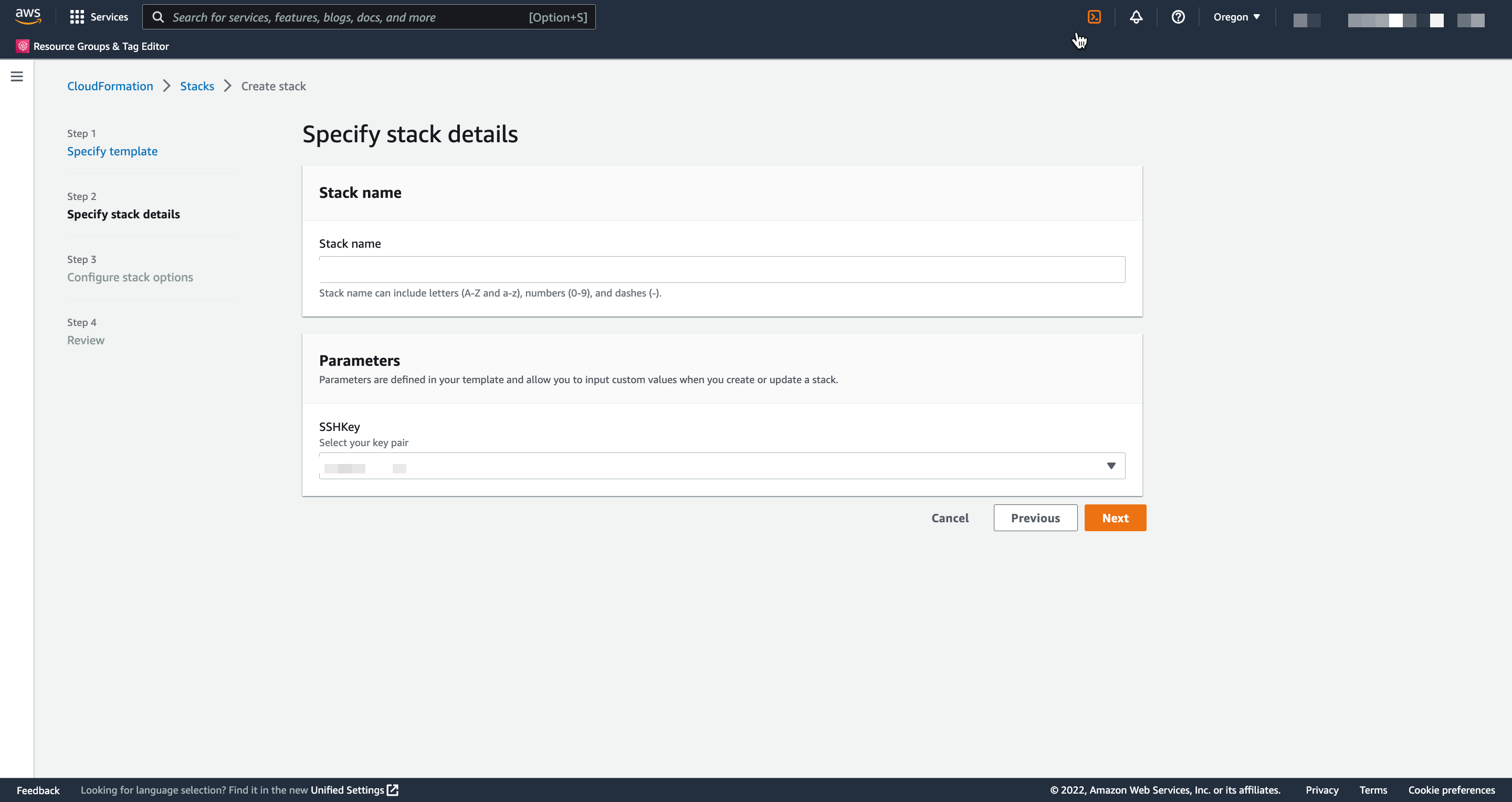CreateStack