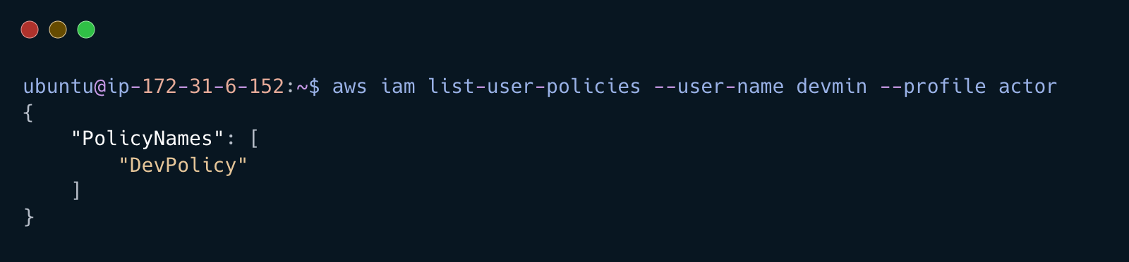 List Policy